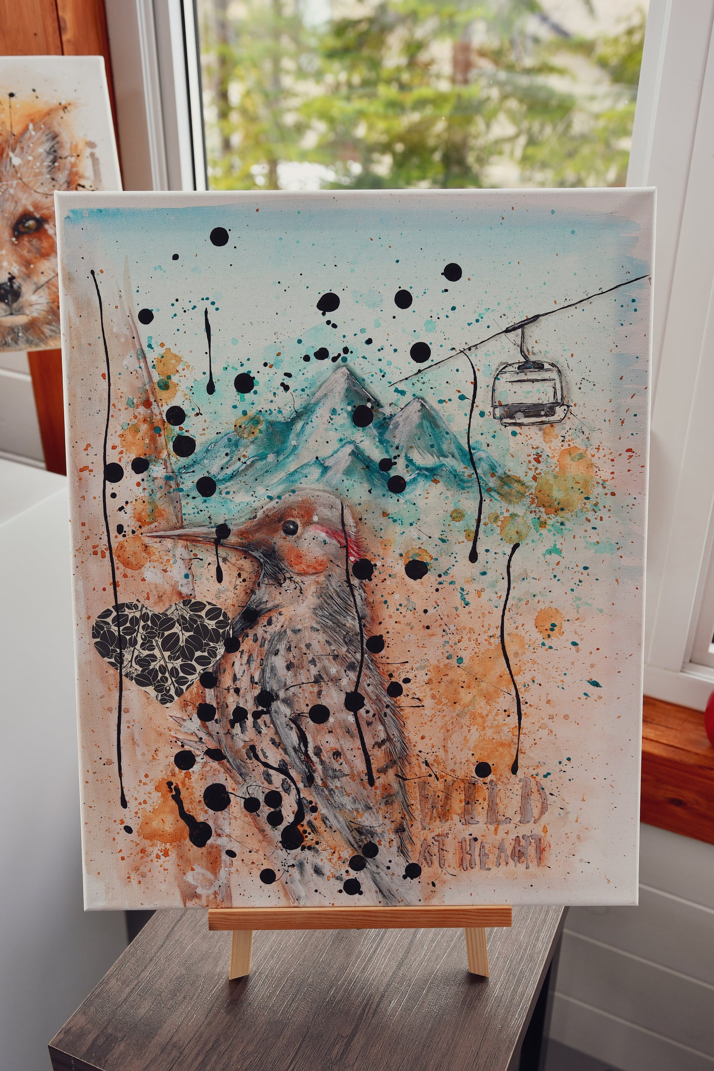 Toile '' L'appel du bois ''