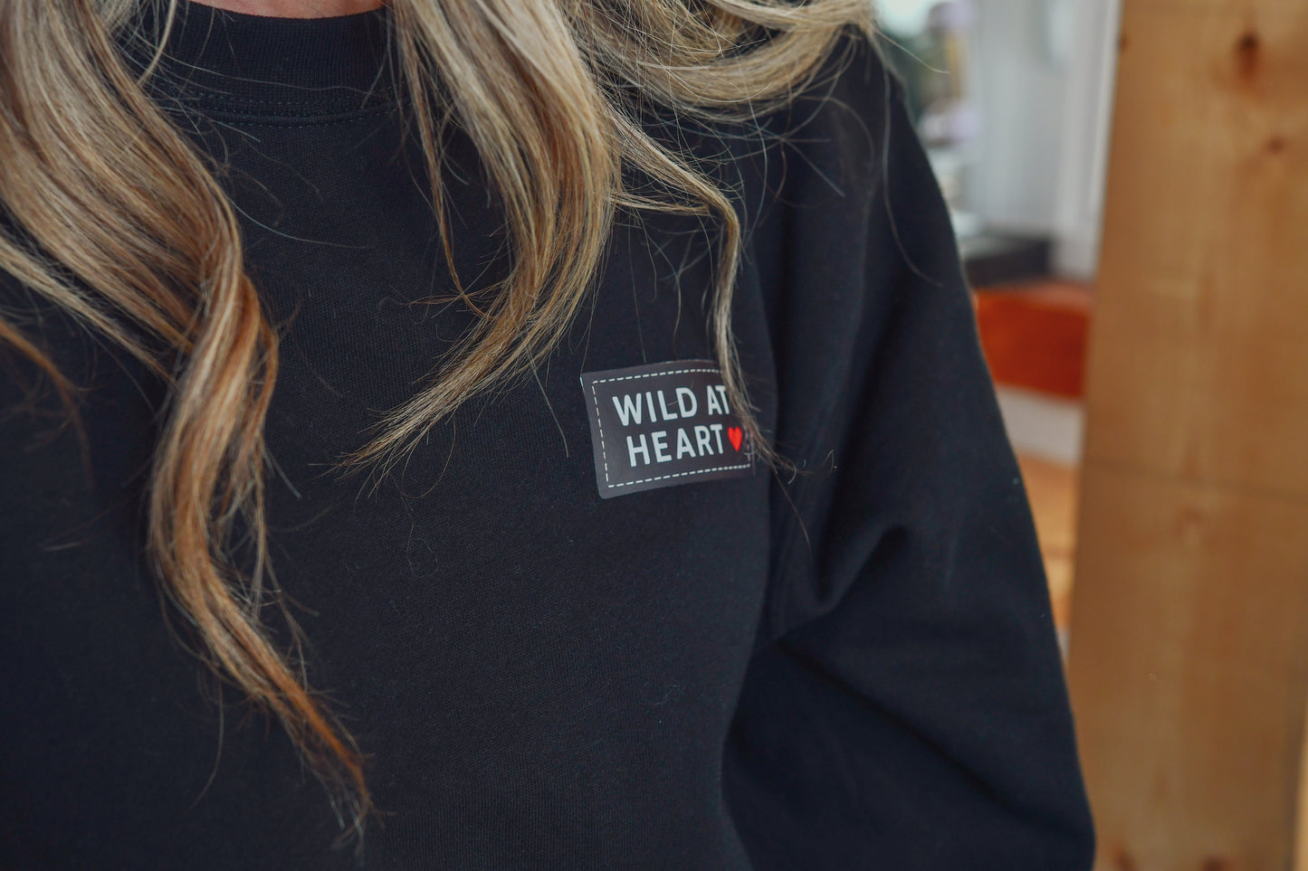 "Wild at Heart" coeur rouge pour devant