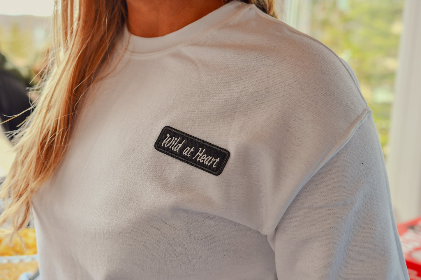 Crewneck blanc